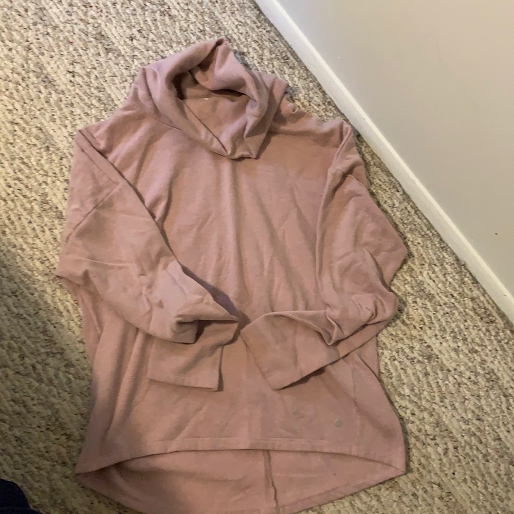 Pink Cowl neck sweatshirt